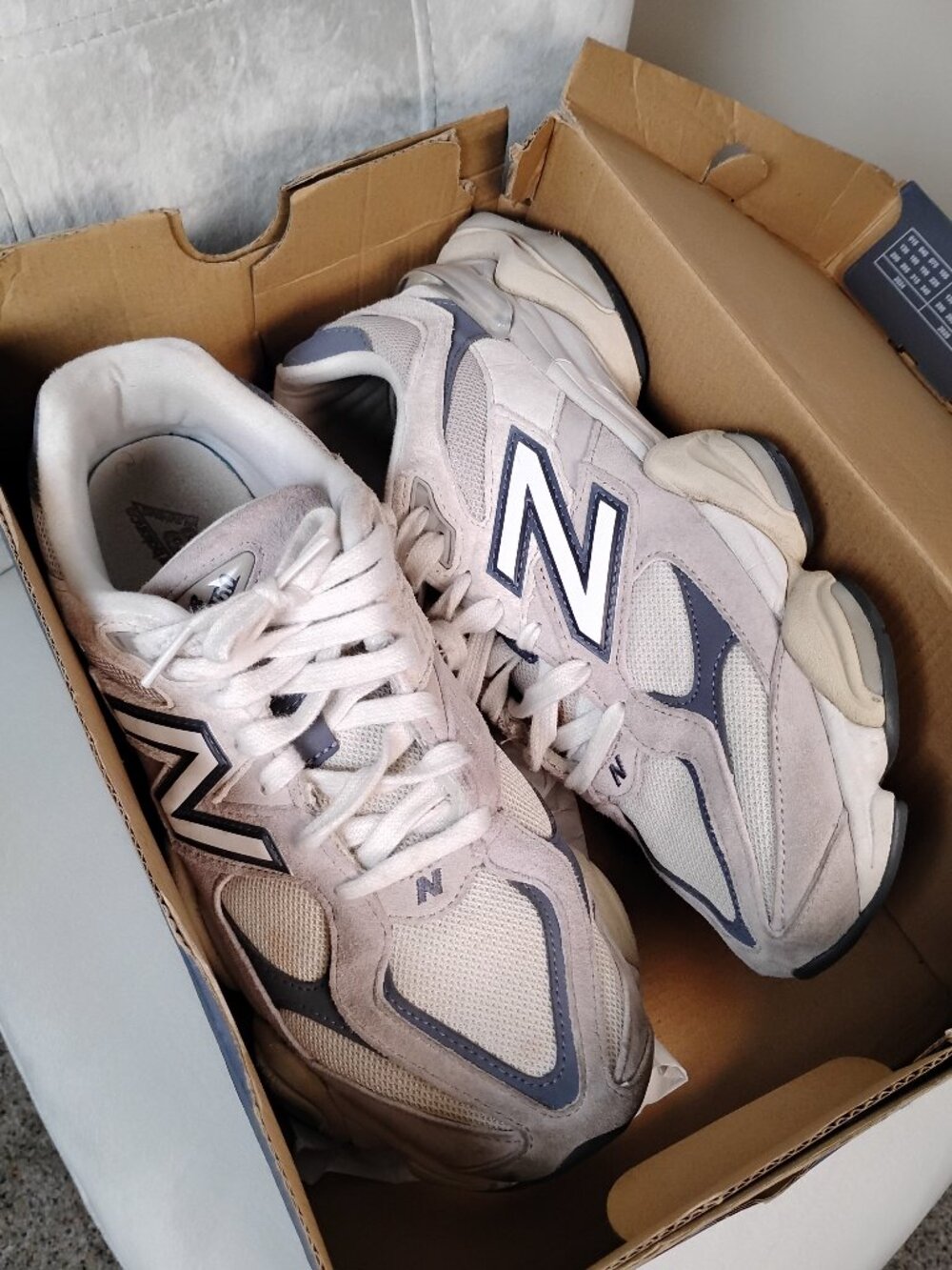 New Balance Unisex U9060EEB Moonrock Linen Dark Arctic Grey 24